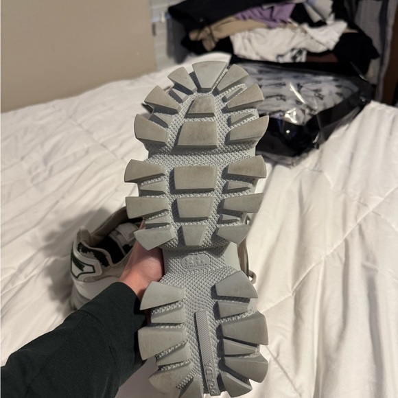 Prada Gray Camouflage Men's Sneakers - Picture 5 of 11